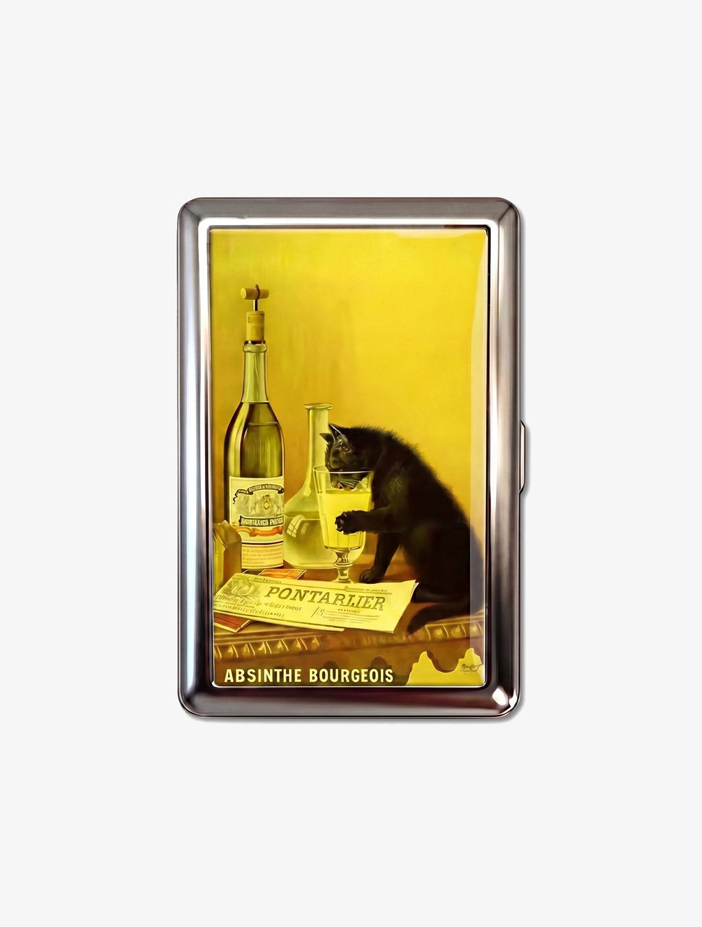 Tin Cardholder Wallet - Absinthe Cat