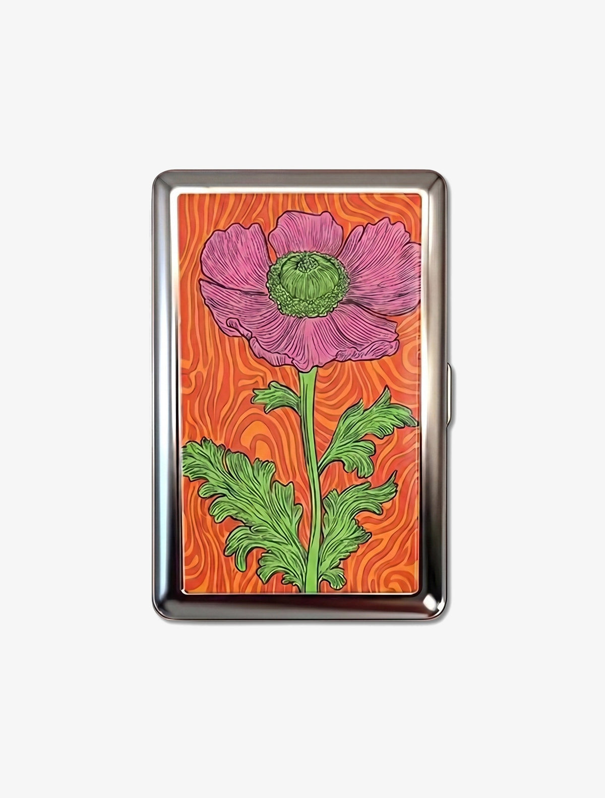 Tin Cardholder Wallet - Acid Poppy