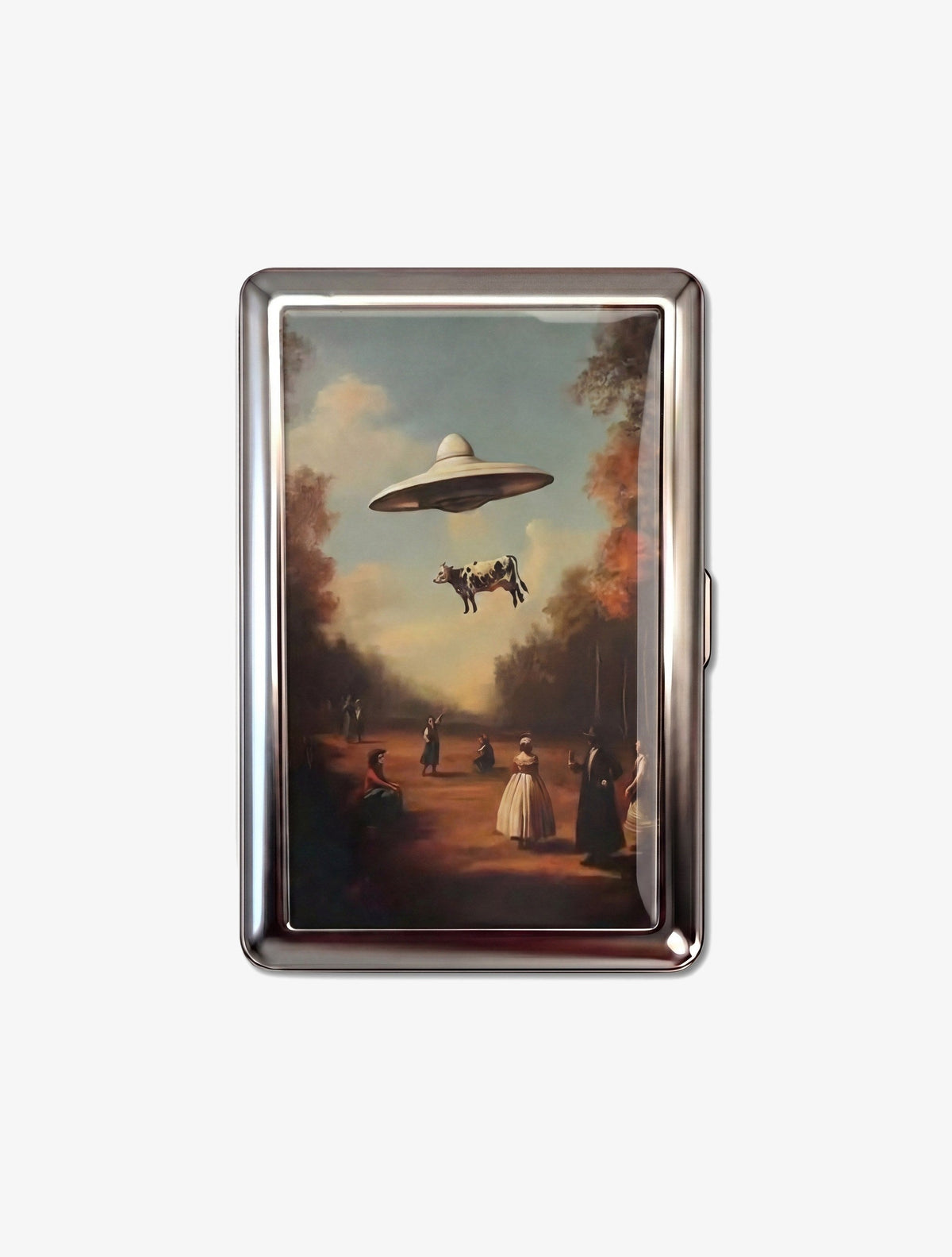 Tin Cardholder Wallet - Bovine Abduction