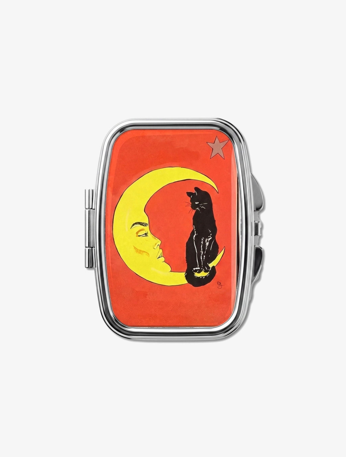Pill Box - Cat & Crescent