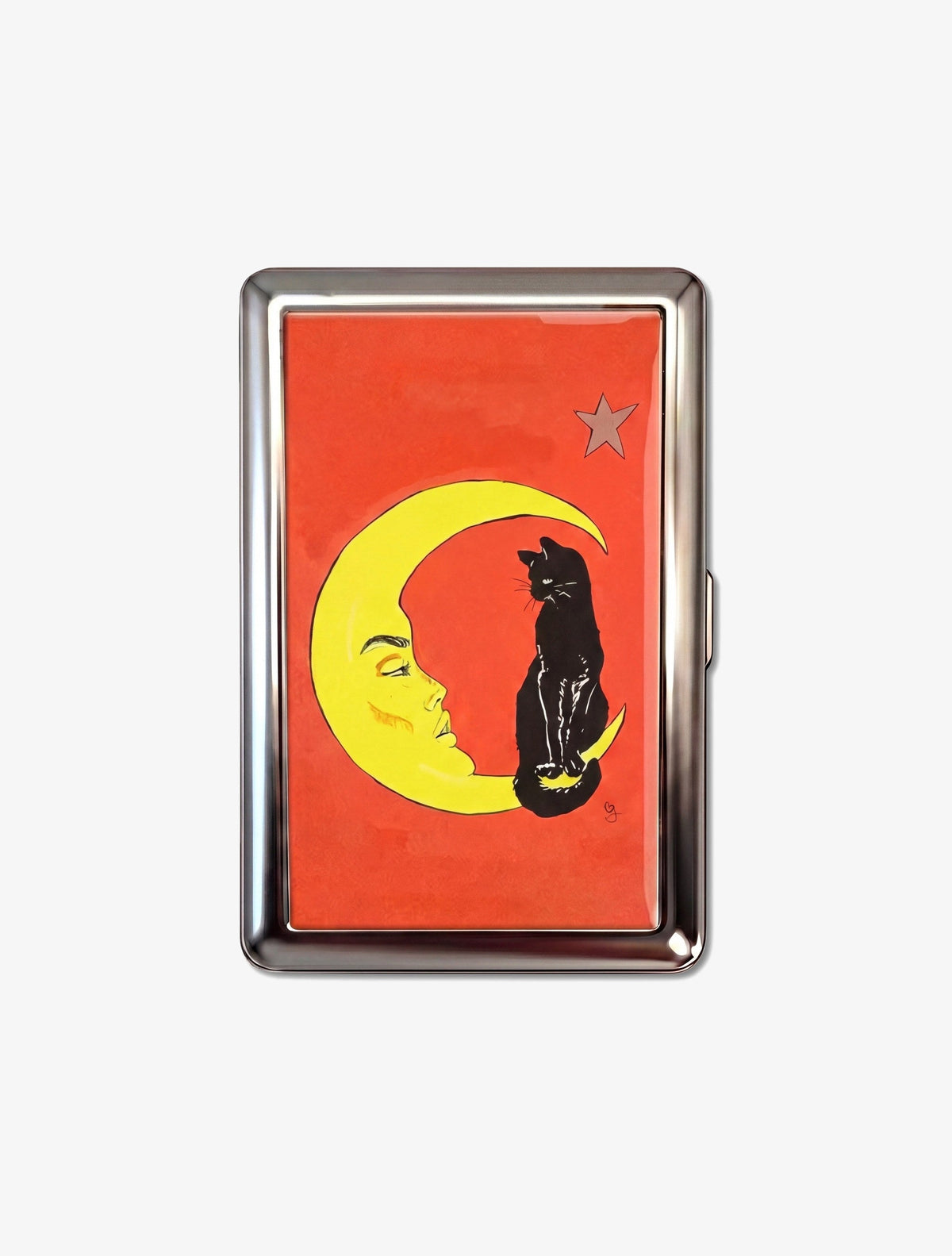 Tin Cardholder Wallet - Cat & Crescent