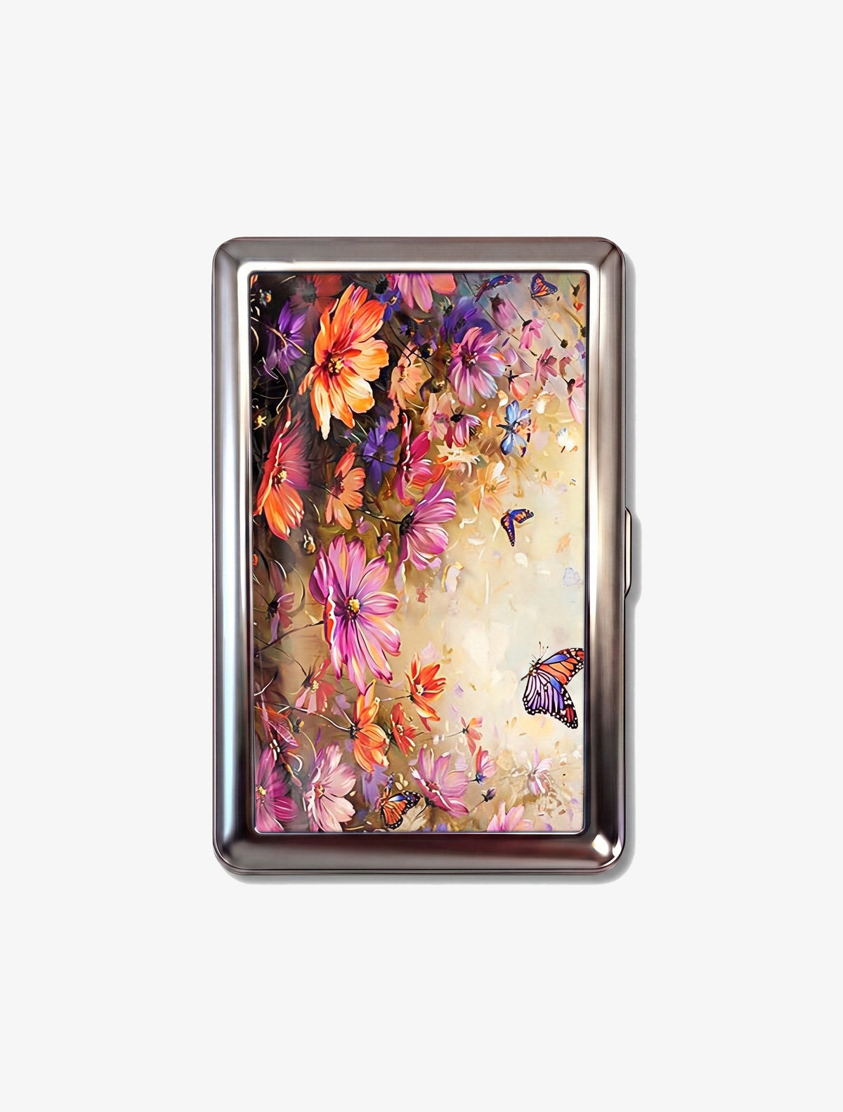 Tin Cardholder Wallet - Cosmos Garden