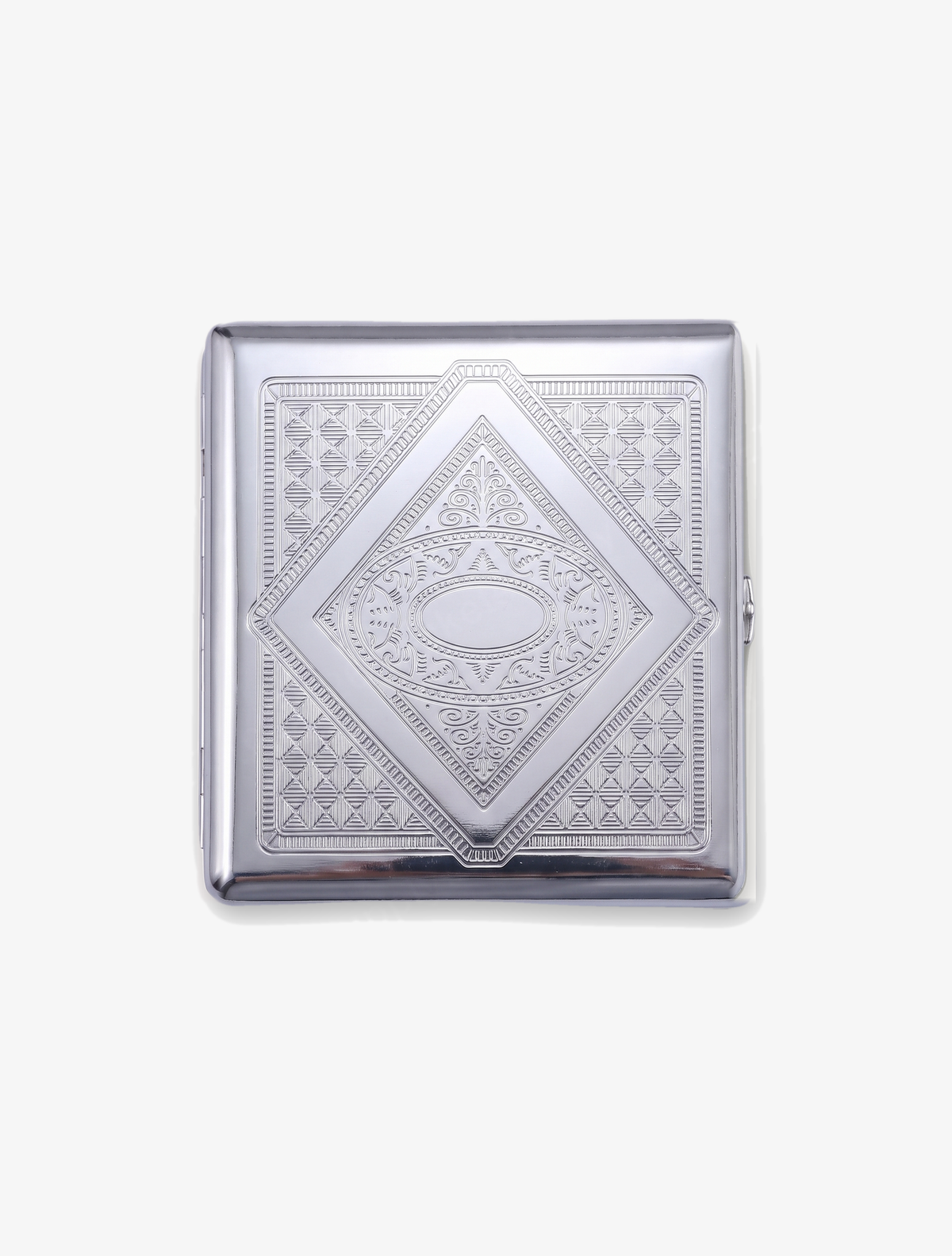 Chrome Cardholder Wallet - Evil Eye