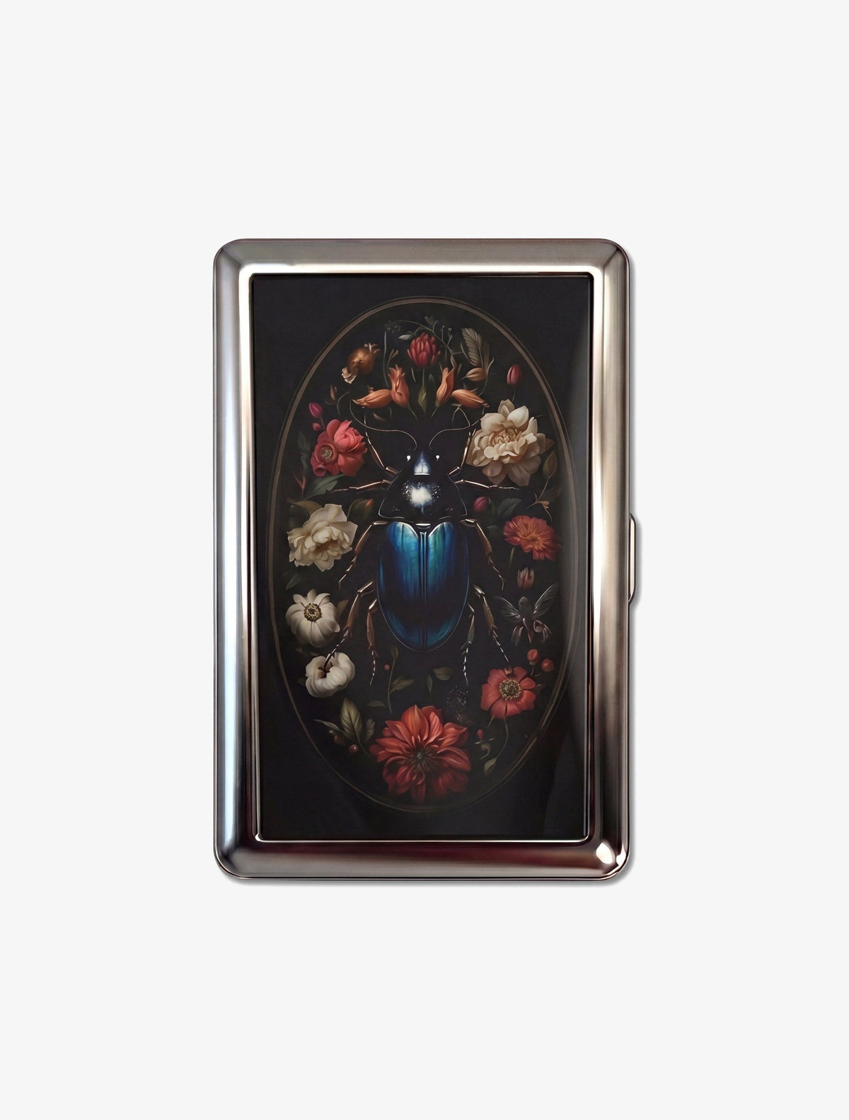 Tin Cardholder Wallet - Gothic Beetle