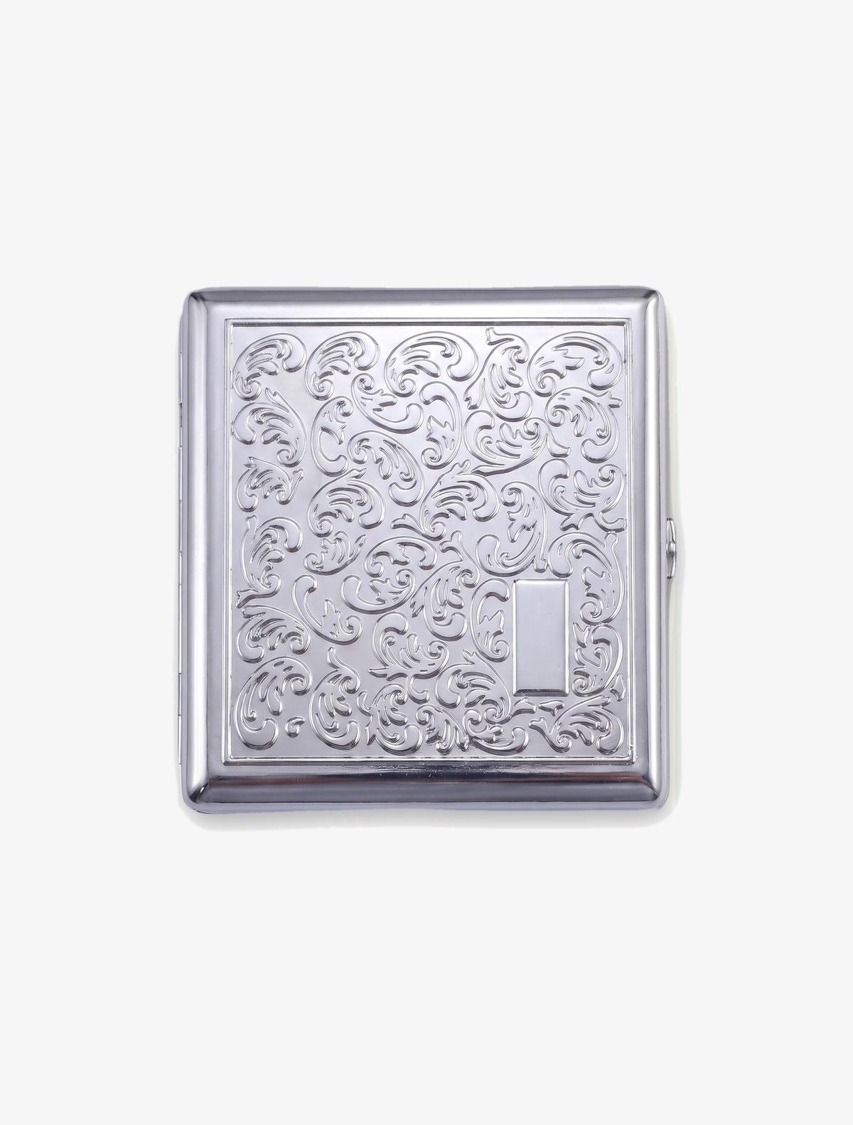 Chrome Cardholder Wallet - Haunted Wallpaper