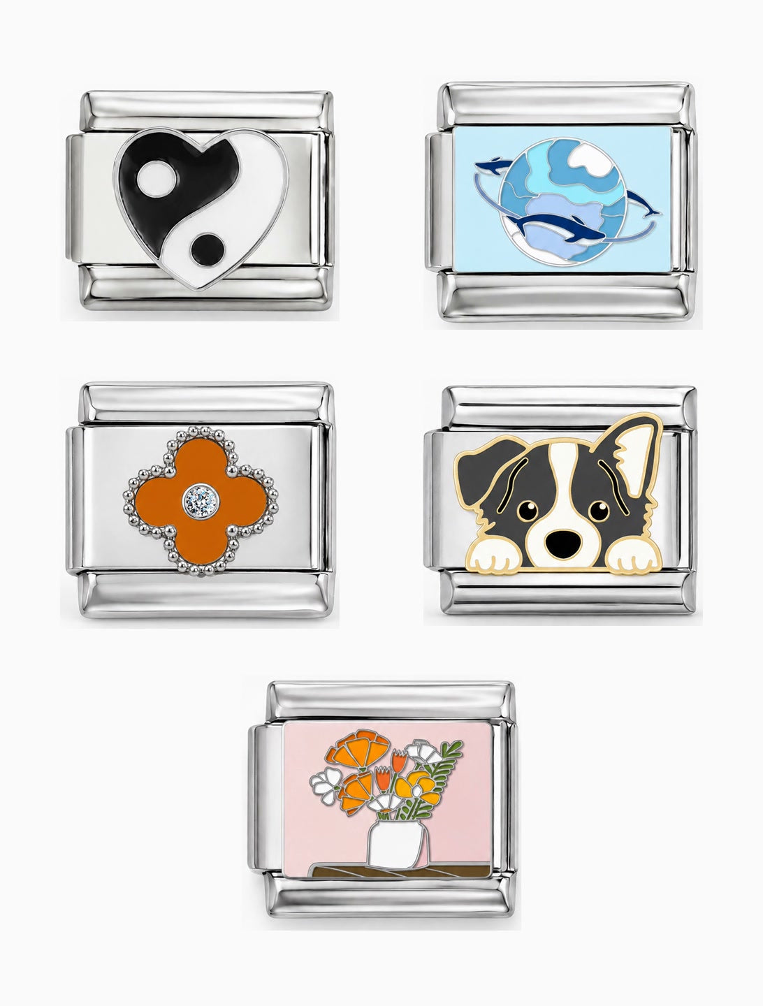 5 mystery charms free with the 15-charm bundle