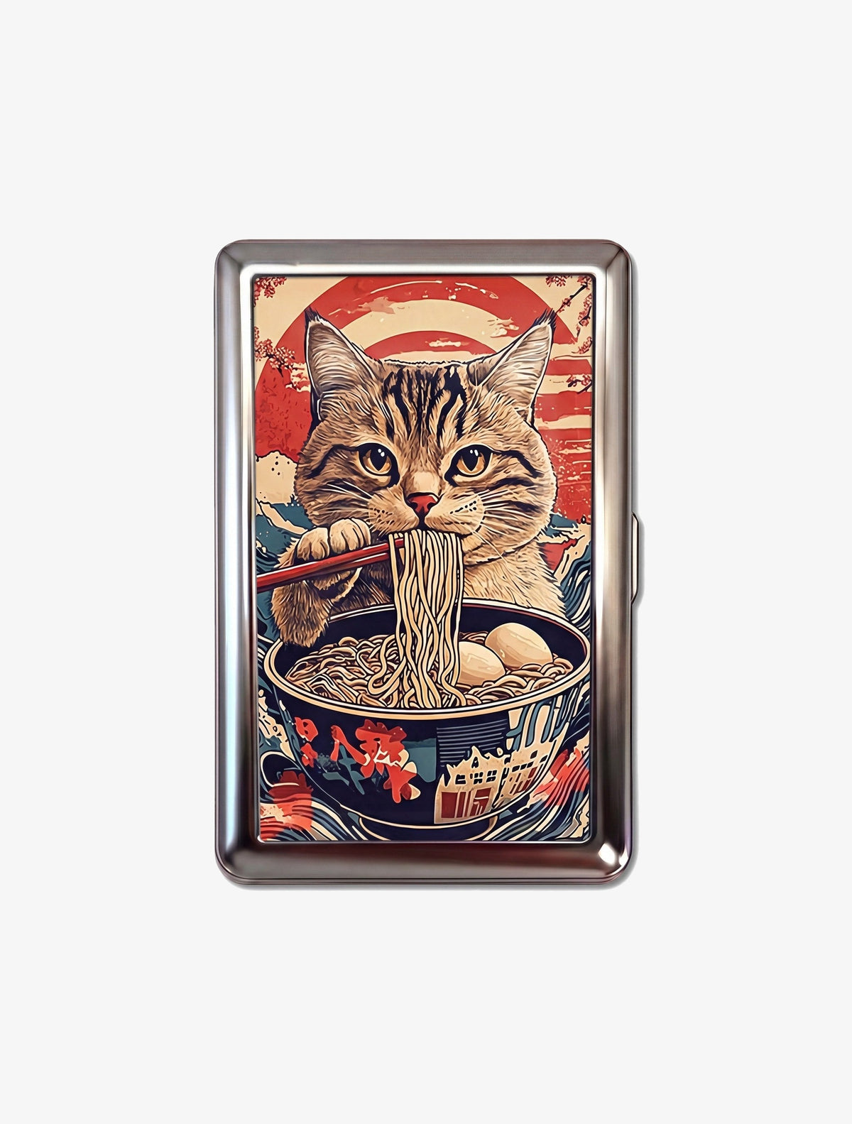 Tin Cardholder Wallet - Ramen Cat