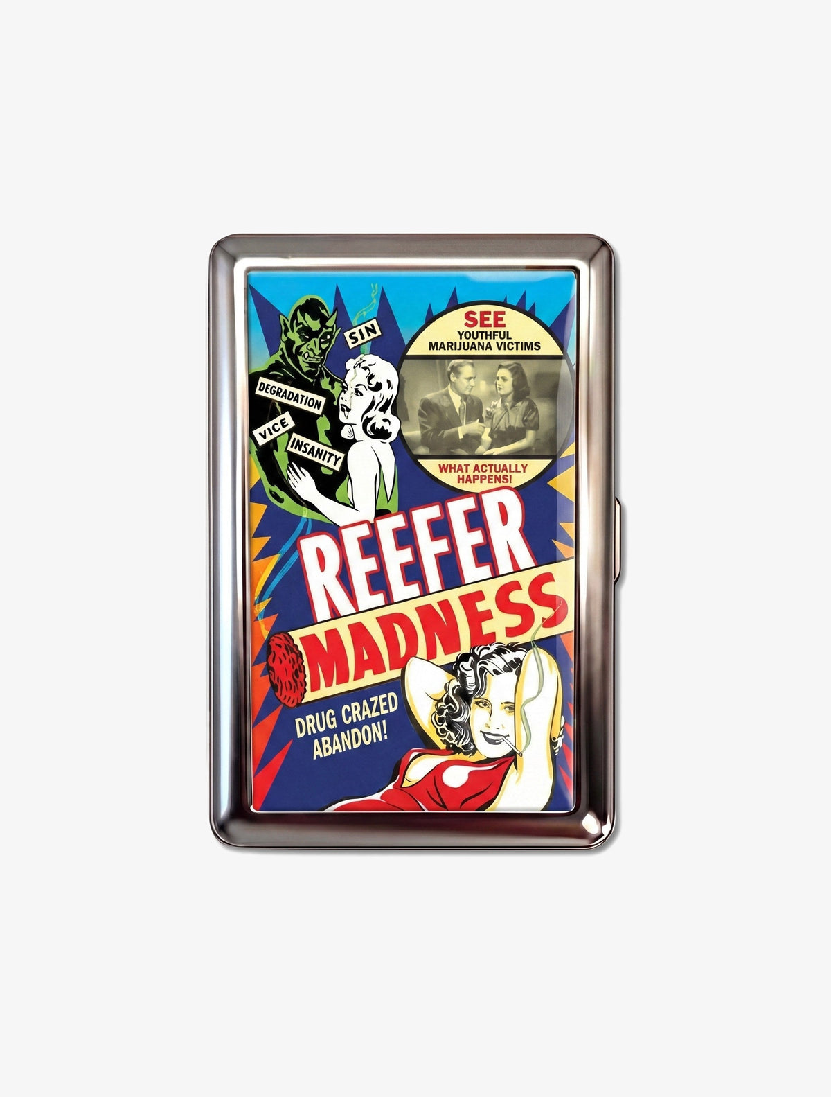 Tin Cardholder Wallet - Reefer Madness